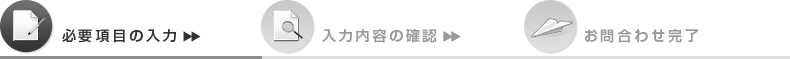 必要項目の入力