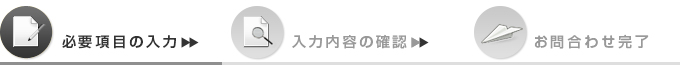必要項目の入力